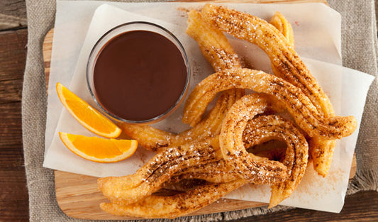 Churros with Chocolate Orange Sauce | 5 portions
