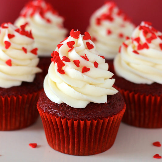 Red Velvet Cupcakes | Gluten-Free & Vegan Optional | Box of 6
